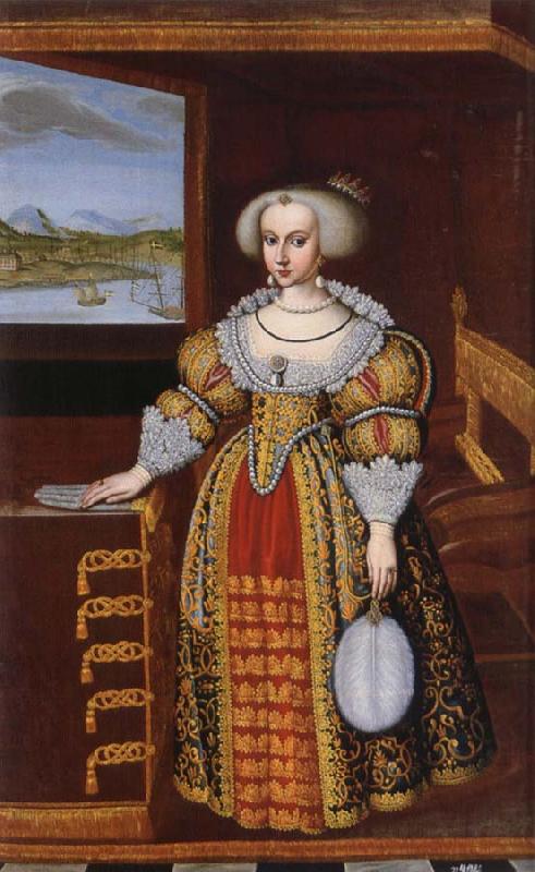 Jacob Heinrich Elbfas Queen Kristina,mellan tens and thirteen am failing France oil painting art